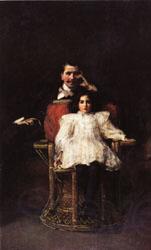 Sir John Everett Millais Charles J.Wertheimer Norge oil painting art